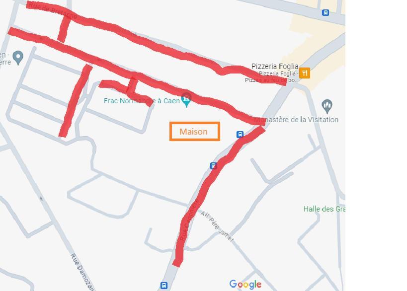 Maison Au Calme 2 Chambres Centre De Caen Ngoại thất bức ảnh